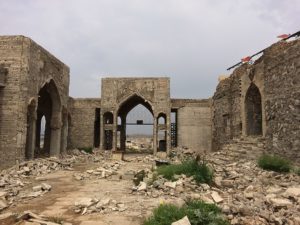 Image showing destruction caused by Daesh in Ninewa, Iraq, taken by the UNESCO Mission