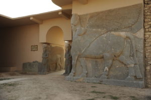 Image illustrating the archaeological site of Nimrud in northern Iraq