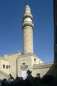 Image illustrating Minaret of Tell Nebi Yunus in Ninewa, Iraq, before it was destroyed by Daesh